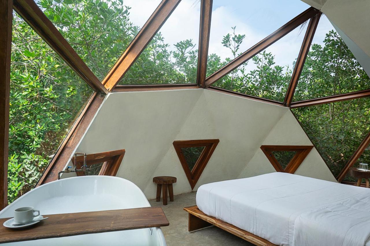 Mamasan Treehouses & Cabins تولوم المظهر الخارجي الصورة