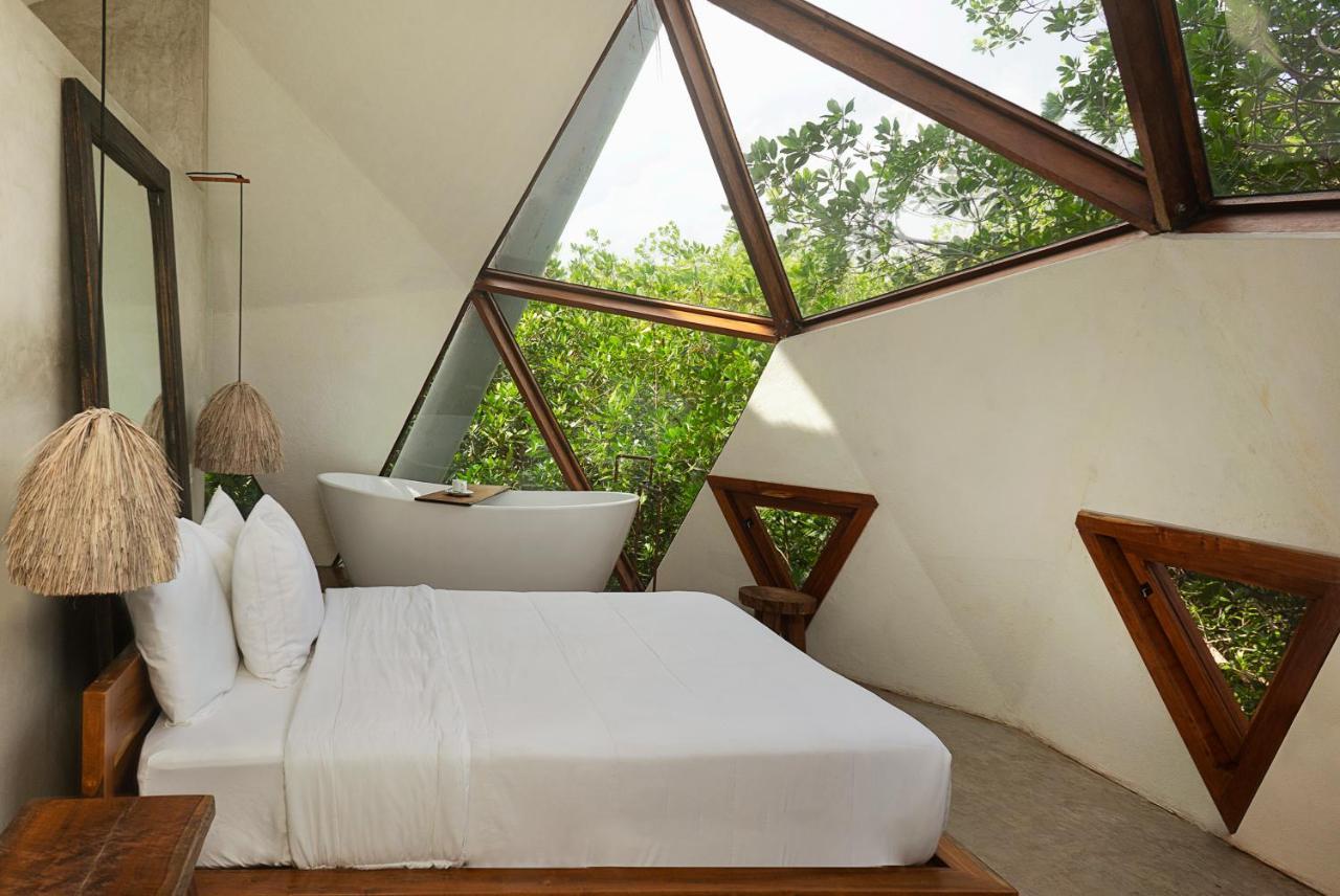 Mamasan Treehouses & Cabins تولوم المظهر الخارجي الصورة