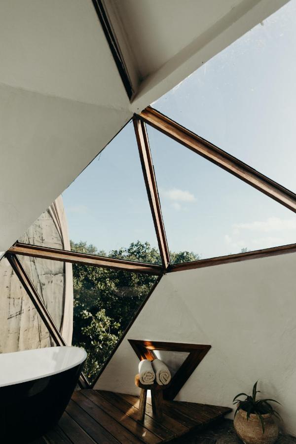 Mamasan Treehouses & Cabins تولوم المظهر الخارجي الصورة
