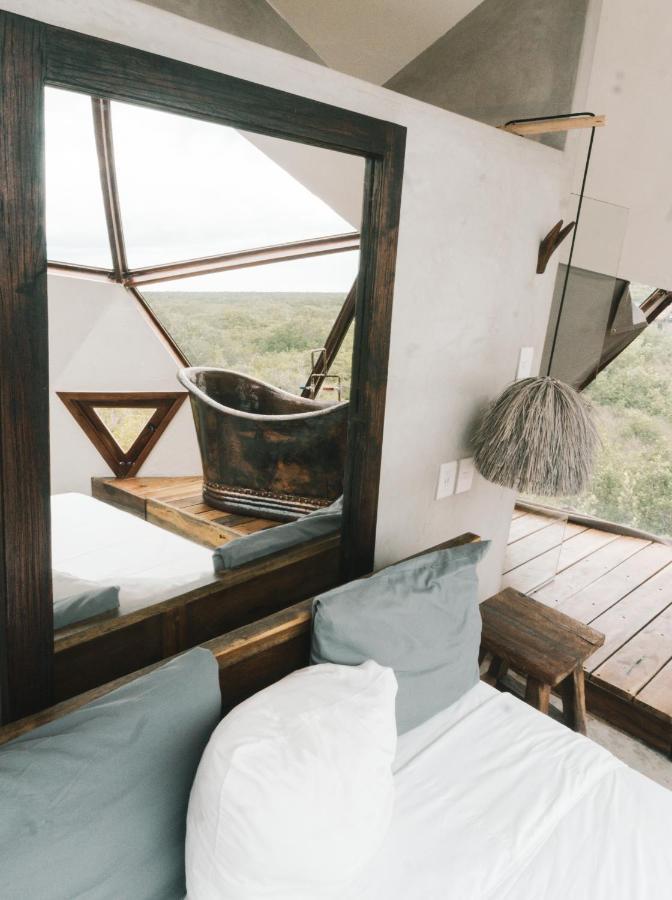Mamasan Treehouses & Cabins تولوم المظهر الخارجي الصورة